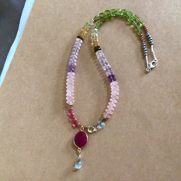 New Sundance Charm Gemstone Necklace - Picture 4 of 14